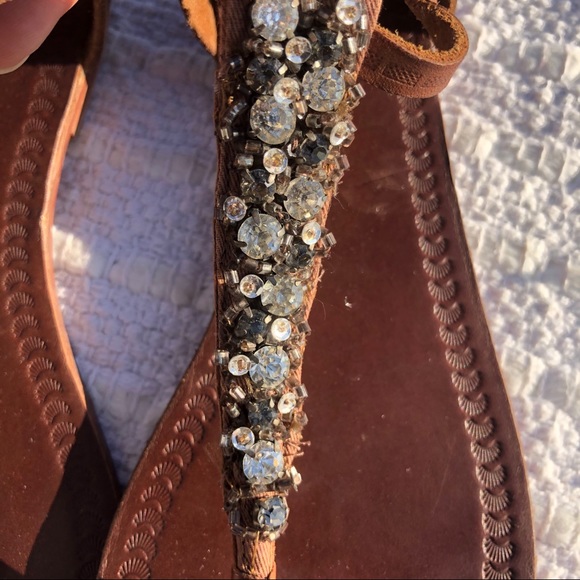 Anthropologie Jasper & Jeera Embellished Sandal Retail easy for $130 hardly worn - Picture 5 of 10